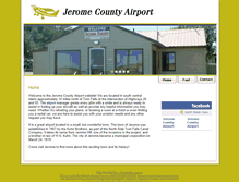 Tablet Screenshot of jeromecountyairport.com